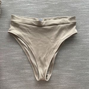 Aerie Tan Cheeky High Waisted Bikini Bottoms